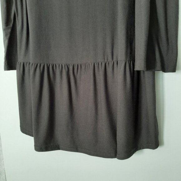 LILY by Firmiana Stretchy Drop Waist Long Sleeve Scoop Neck Dress Black Sz 3X - Picture 6 of 16